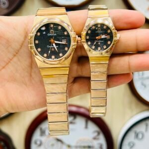Omega Constellation Couple Watches – Premium Stainless Steel