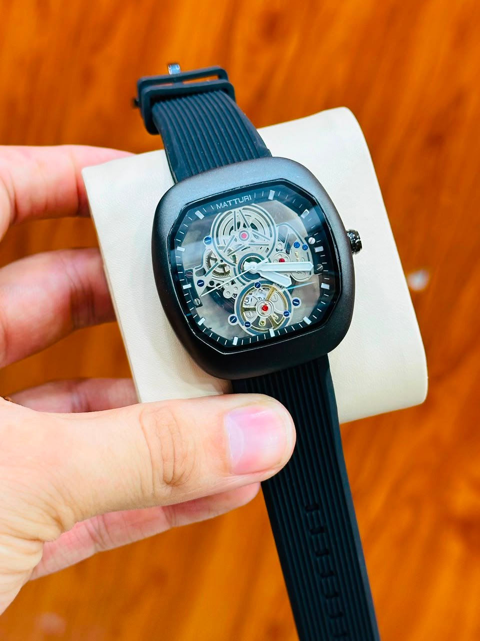 Matturi Skeleton Watch – Premium Front & Back Design | Multiple Colors