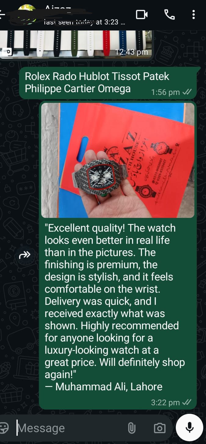 Customer review screenshot