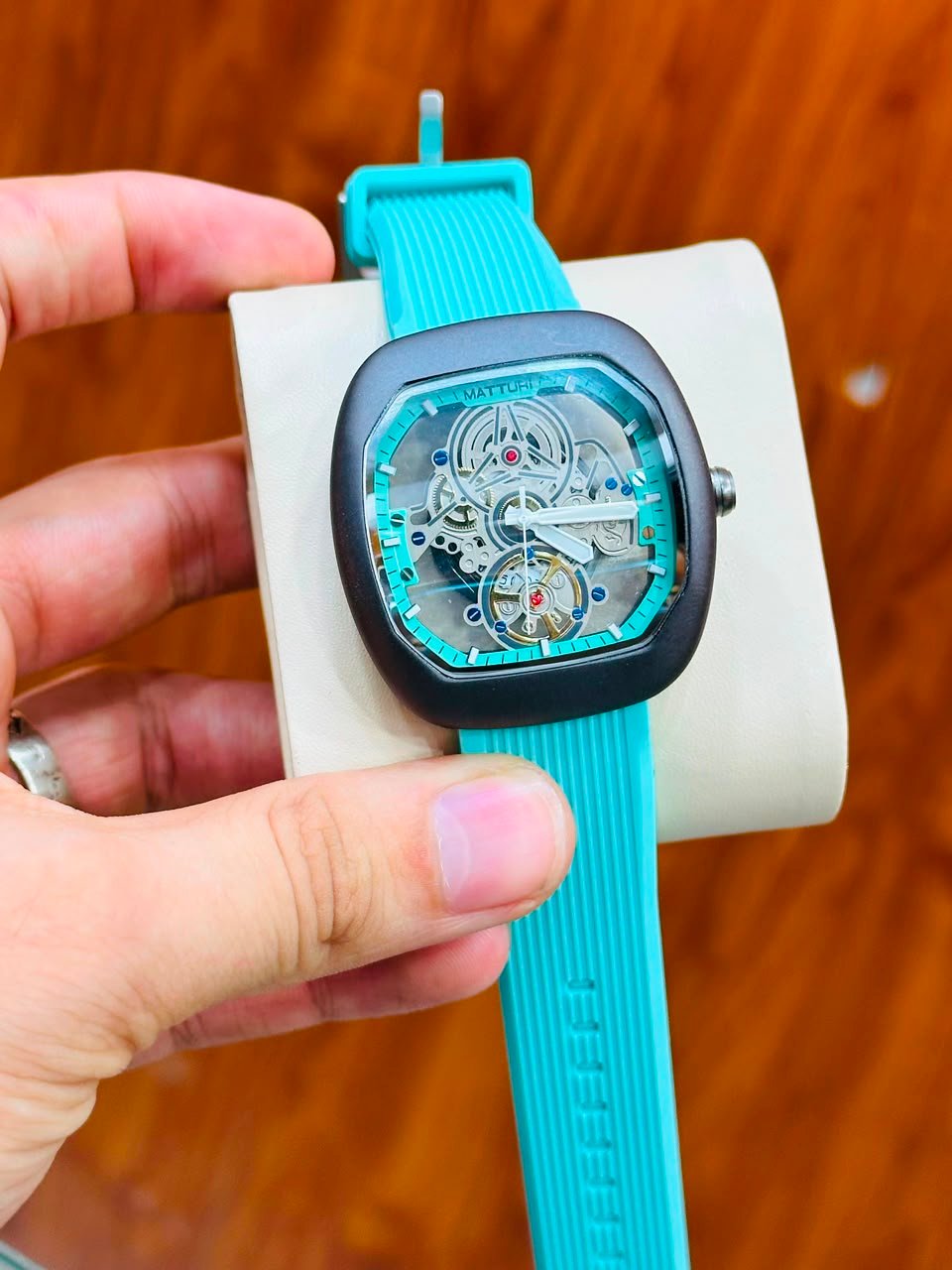 Matturi Skeleton Watch – Premium Front & Back Design | Multiple Colors