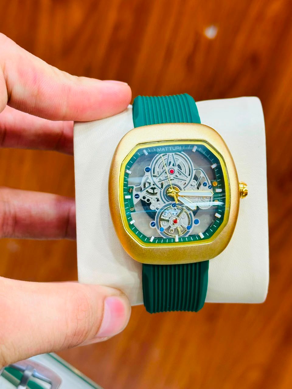 Matturi Skeleton Watch – Premium Front & Back Design | Multiple Colors