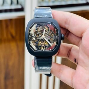 MINBER Original Automatic Skeleton Watch for Men – Premium Stainless Steel Luxury Timepiece